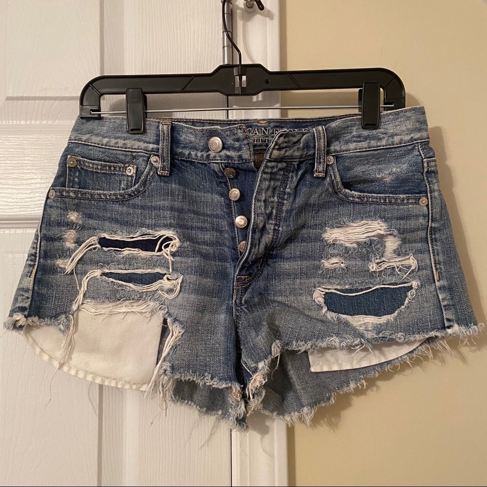 American eagle jean shorts